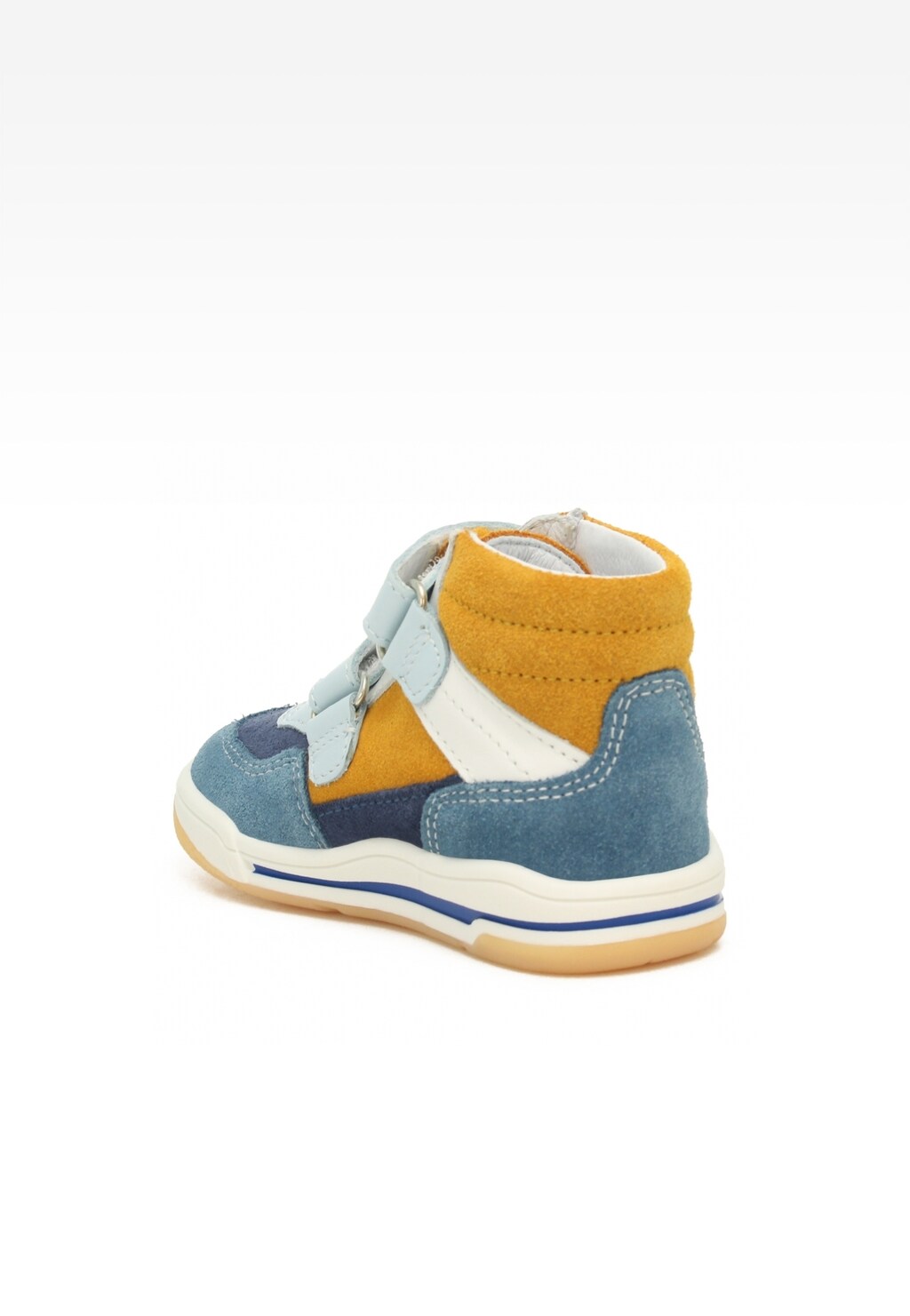 Sneakers BARTEK 116150-02, niebiesko-pomarańczowy Widok 3