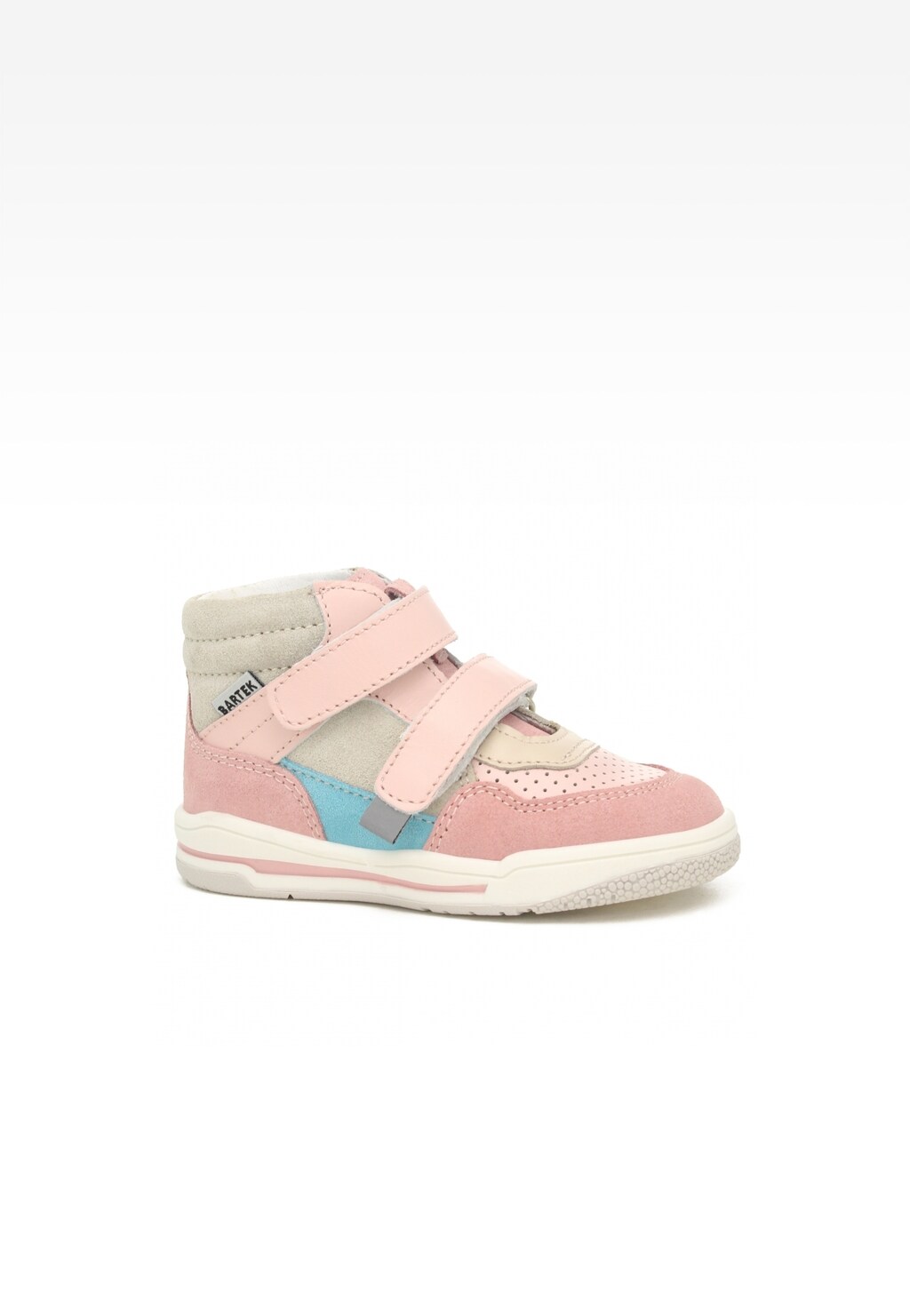 Sneakers BARTEK 116150-03, dla dziewcząt, różowo-beżowy Widok 1