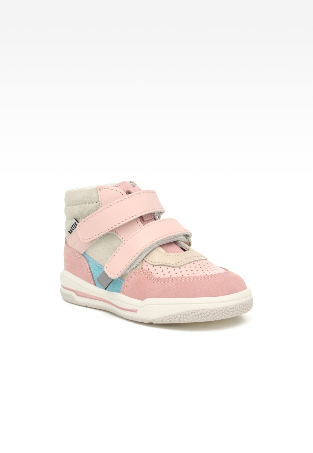 Sneakers BARTEK 116150-03, dla dziewcząt, różowo-beżowy Widok 2