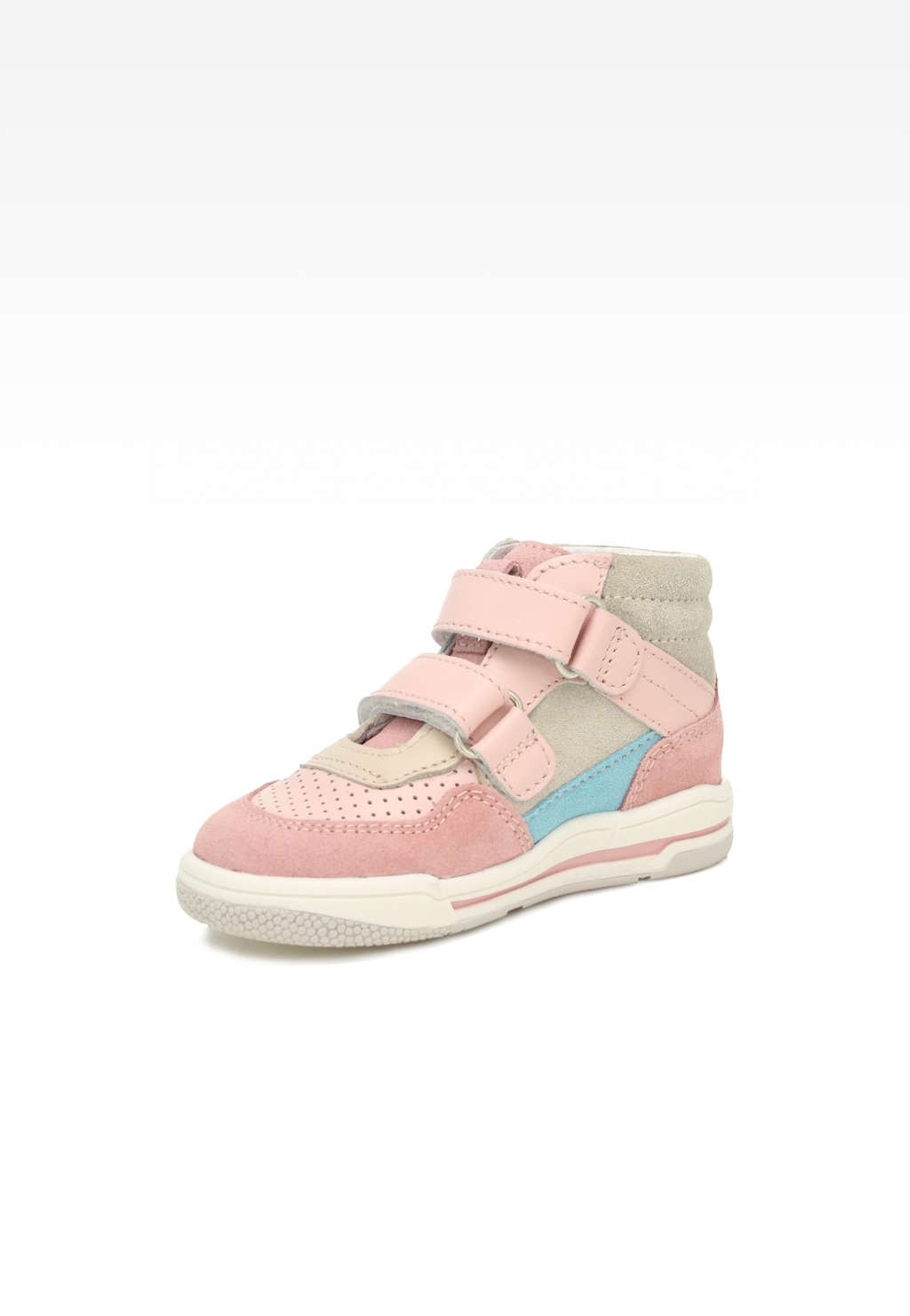 Sneakers BARTEK 116150-03, dla dziewcząt, różowo-beżowy Widok 3