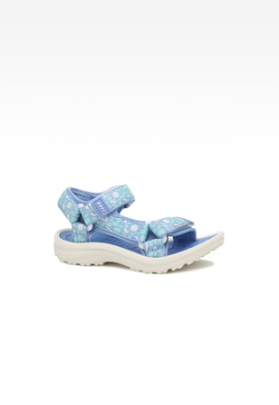 Sandały BARTEK 16058002, dla dziewcząt, błękitno-biały