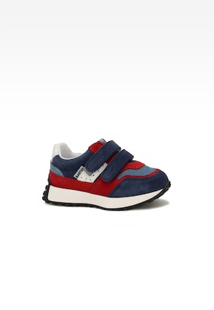 Półbuty BARTEK 11613003, czerwono-granatowy