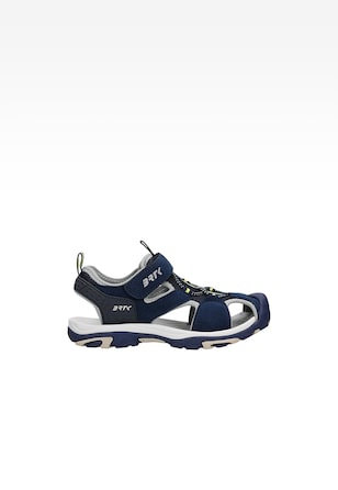 Sandały chłopięce BARTEK 16042503 granatowe, zapinane na rzepy