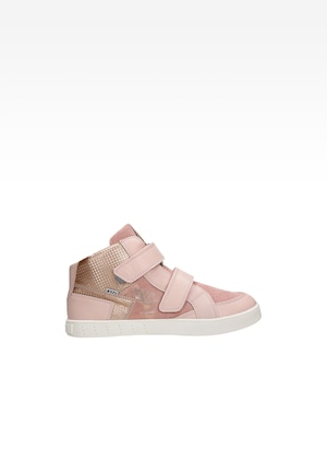 Sneakers BARTEK 27414-035, dla dziewcząt, różowo-złoty