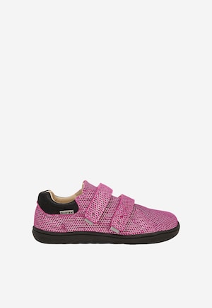 Różowe półbuty barefoot z mieniącym się wzorem BARTEK 83005-65