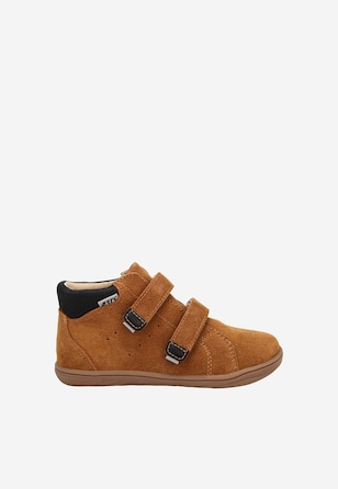 Jasnobrązowe trzewiki barefoot BARTEK 86003-62