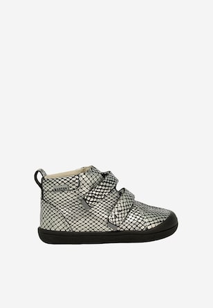 Trzewiki BARTEK 11025141, dla dziewcząt, czarno-srebrne