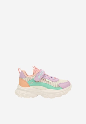 Kolorowe sneakersy dla dziewczynki na masywnej podeszwie BARTEK 87008-16
