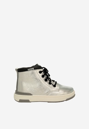 Srebrno-czarne trampki BARTEK 1112103