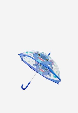 Długi przezroczysty parasol dziecięcy Stitch BARTEK 85801-16