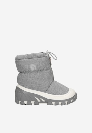 Szare śniegowce BARTEK z zapięciem na zamek 11624005
