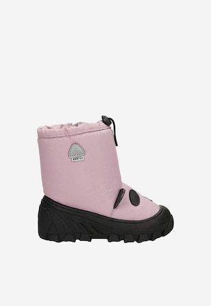 Różowe śniegowce dziewczęce z materiału wodoodpornego BARTEK 110458-01