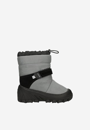 Szaro-czarne śniegowce dziecięce BARTEK 116870-10