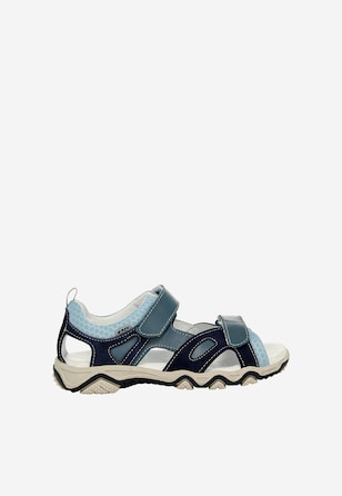 Niebieskie sandały zapinane na rzepy 1669702 BARTEK