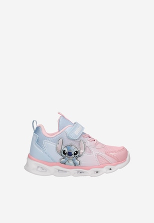 Niebiesko-różowe sneakersy Stitch ze świecącą podeszwą BARTEK 87038-15