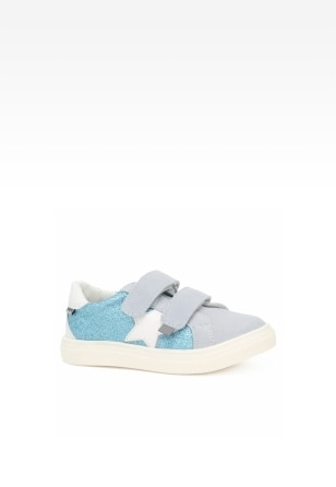 Półbuty BARTEK 18327002 II, dla dziewcząt, niebieski