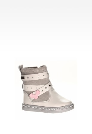 Kozaki ocieplane BARTEK W-71816/0X7 II, dla dziewcząt, szary