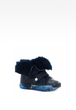 Trzewiki ocieplane BARTEK W-217670/0HC, dla chłopców, granatowy