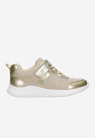 BARTEK złote sportowe sneakersy dla dziewczynki 87005-18