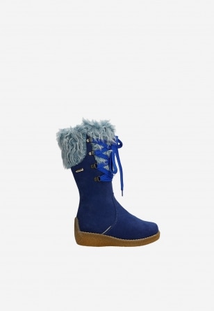 Kozaki ocieplane BARTEK W-74328/0RR, dla dziewcząt, niebieski