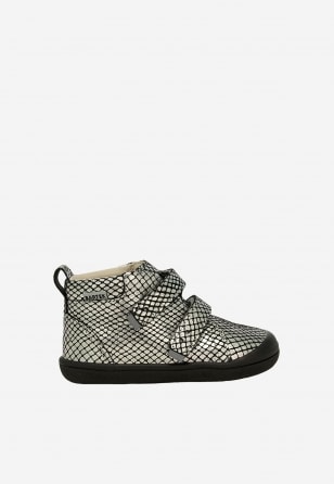 Trzewiki BARTEK 11025141, dla dziewcząt, czarno-srebrne