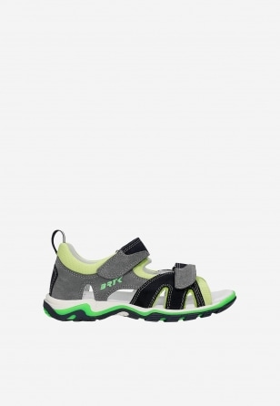 Sandały BARTEK 19187-005, dla chłopców, granatowo-szary