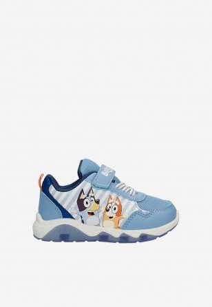 Niebieskie sneakersy dziecięce Bluey i Chilli ze świecącą podeszwą BARTEK 87037-16
