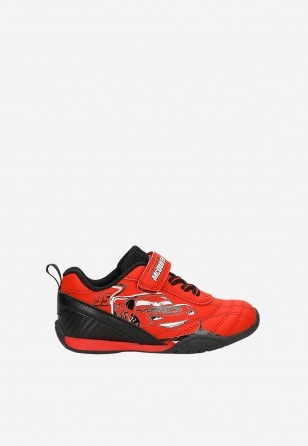 Czerwono-czarne sneakersy z postacią z bajki AUTA BARTEK 87067-15 87067-15