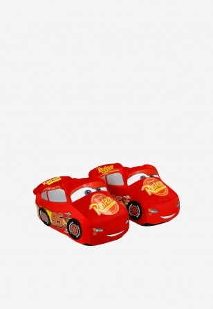 Dziecięce czerwone kapcie z motywem CARS zygzak mcqueen 87856-45